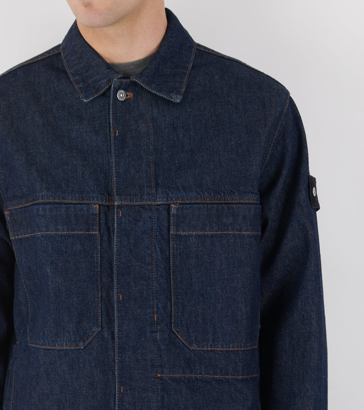 Classic Denim Overshirt Indigo Raw Denim