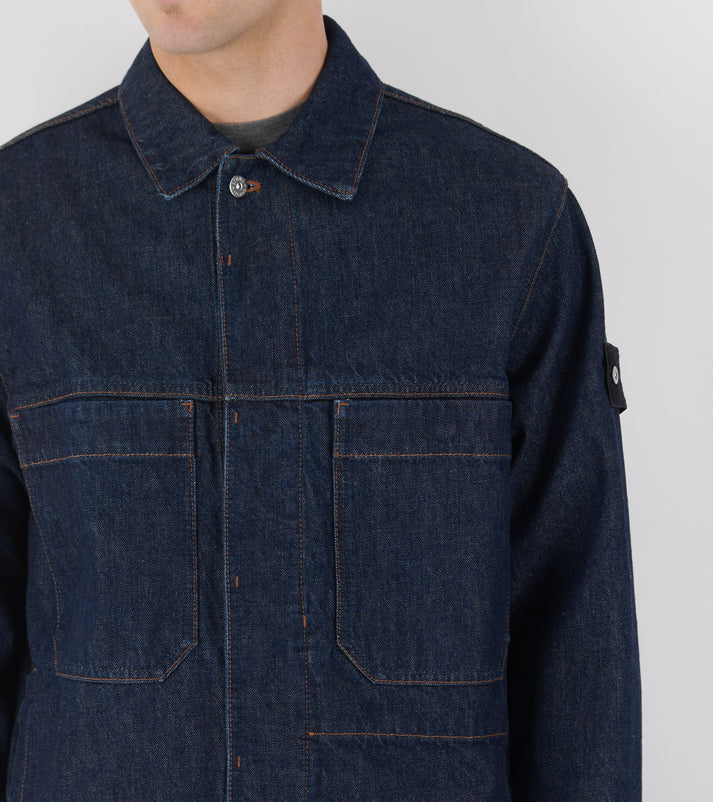 Classic Denim Overshirt Indigo Rinsed