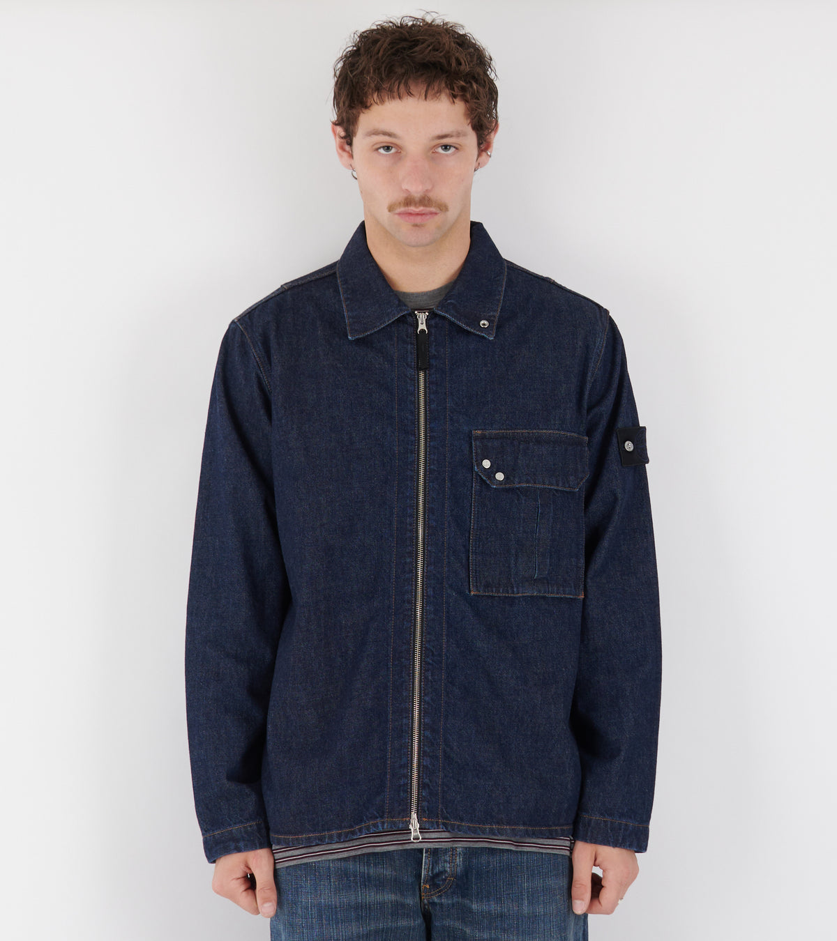 Classic Denim Overshirt Indigo Rinsed