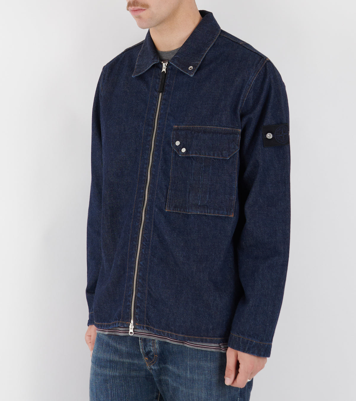 Classic Denim Overshirt Indigo Rinsed
