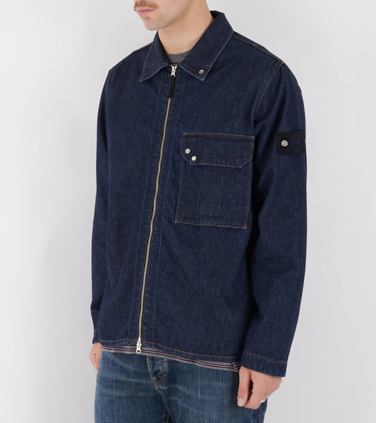 Classic Denim Overshirt Indigo Rinsed