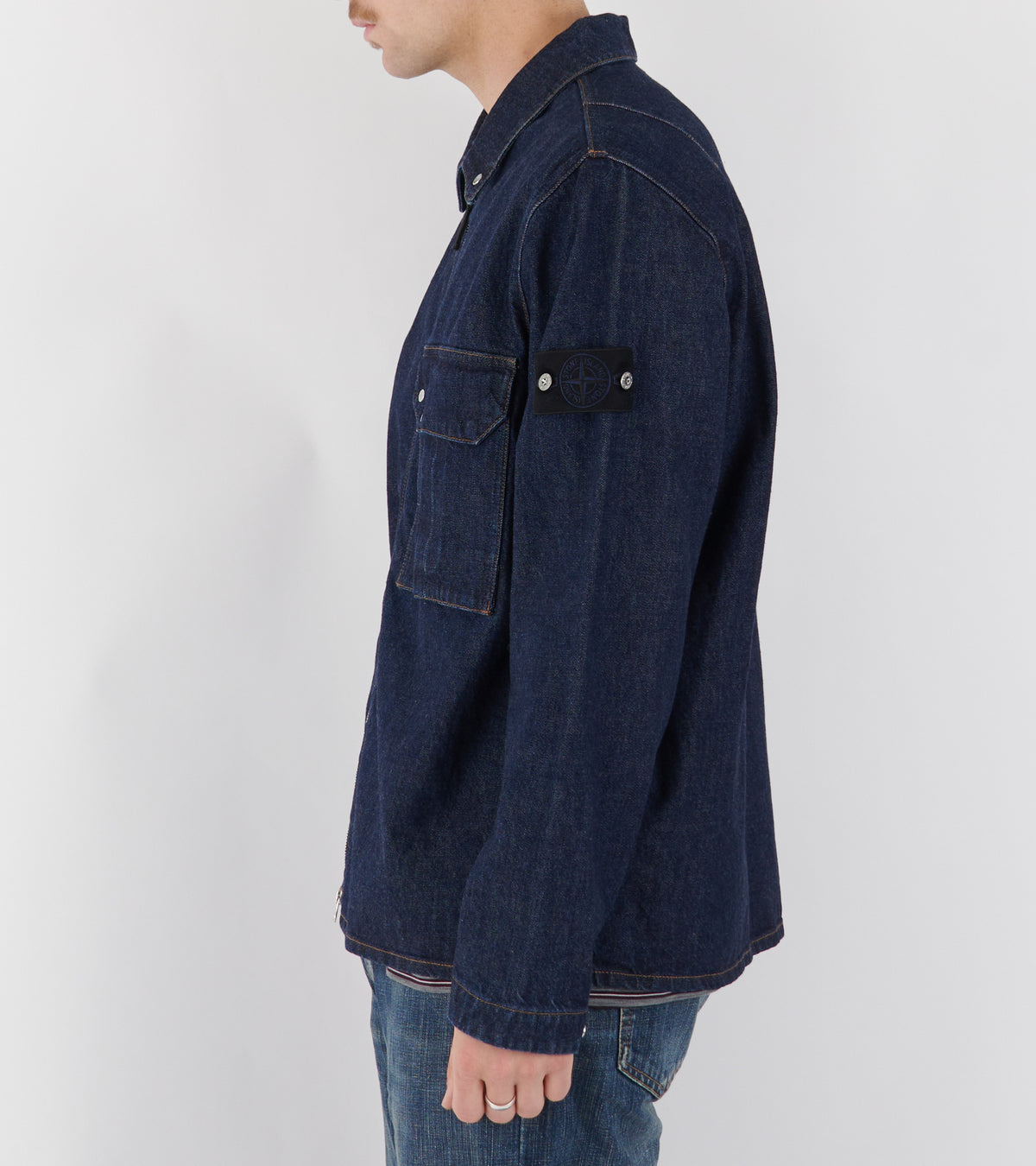 Classic Denim Overshirt Indigo Rinsed