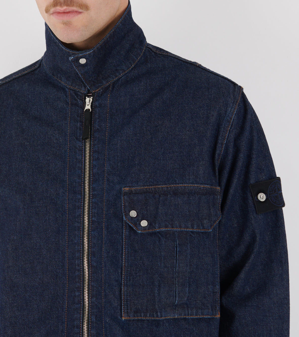 Classic Denim Overshirt Indigo Rinsed
