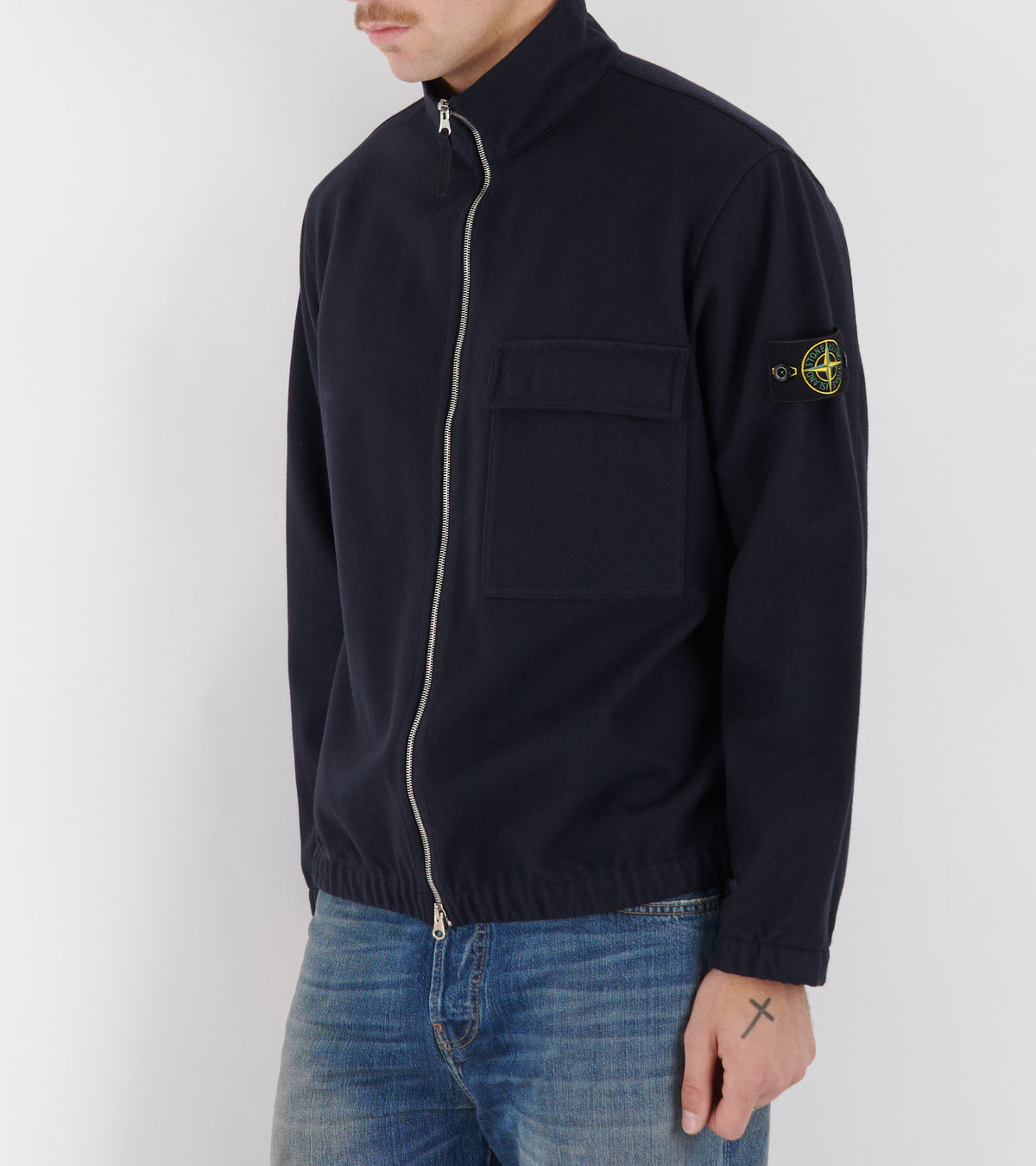 Casual Zip Jacket Navy