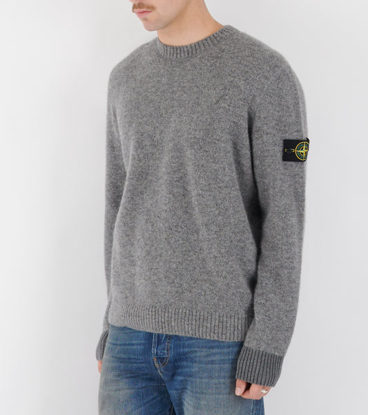 Classic Crewneck Knit Light Grey