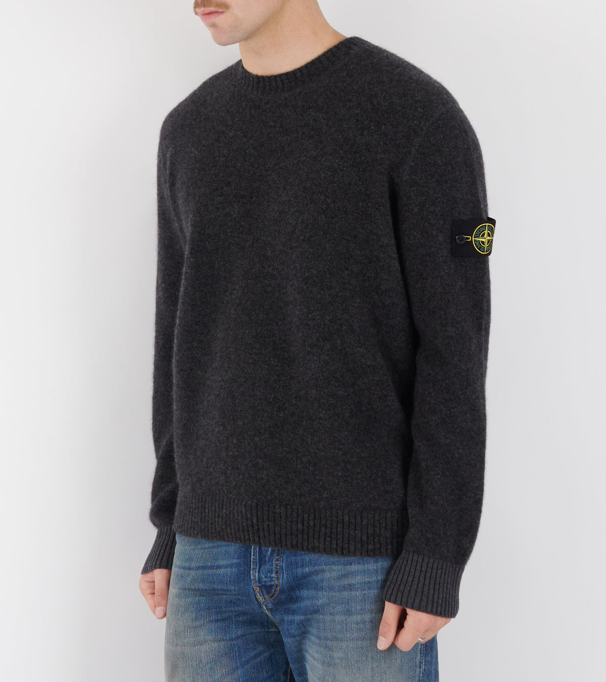 Classic Crewneck Knit Dark Grey