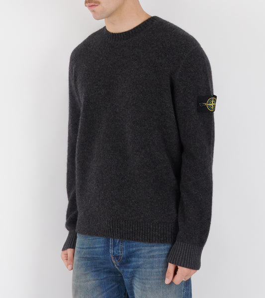 Classic Crewneck Knit Dark Grey