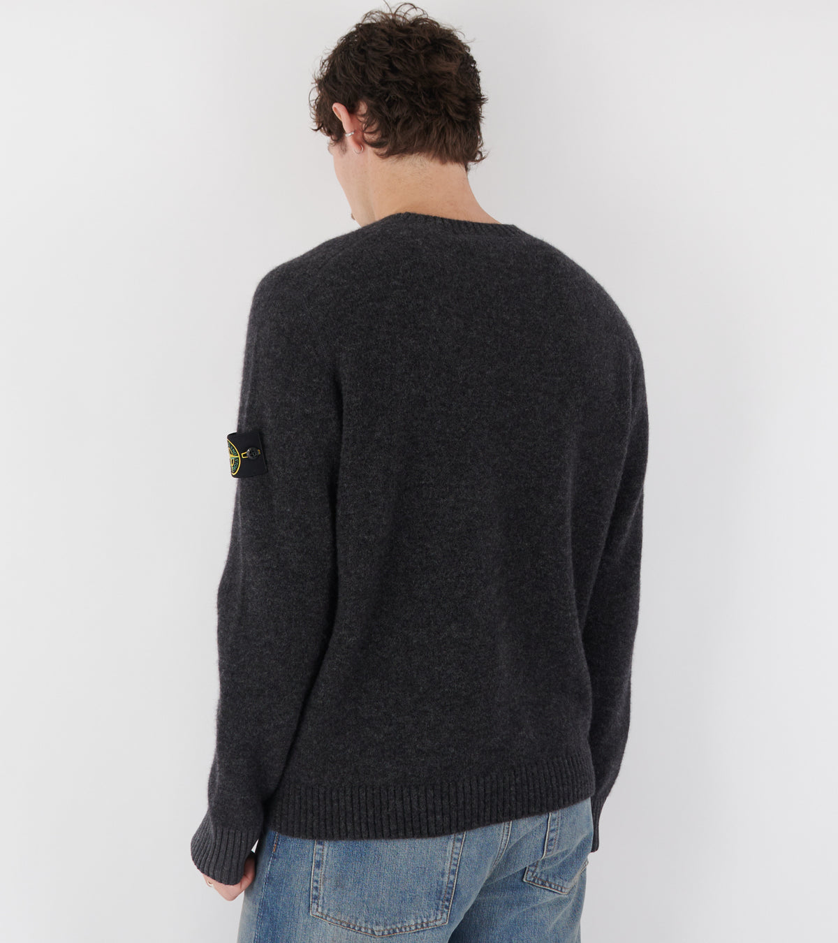 Classic Crewneck Knit Dark Grey