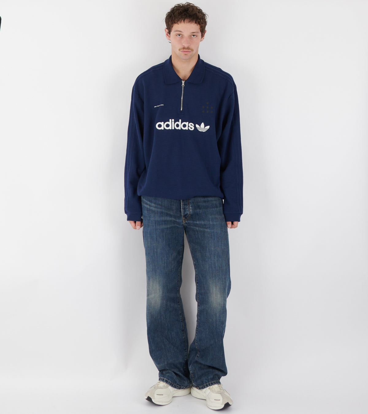 SFTM Long-sleeved Polo Navy