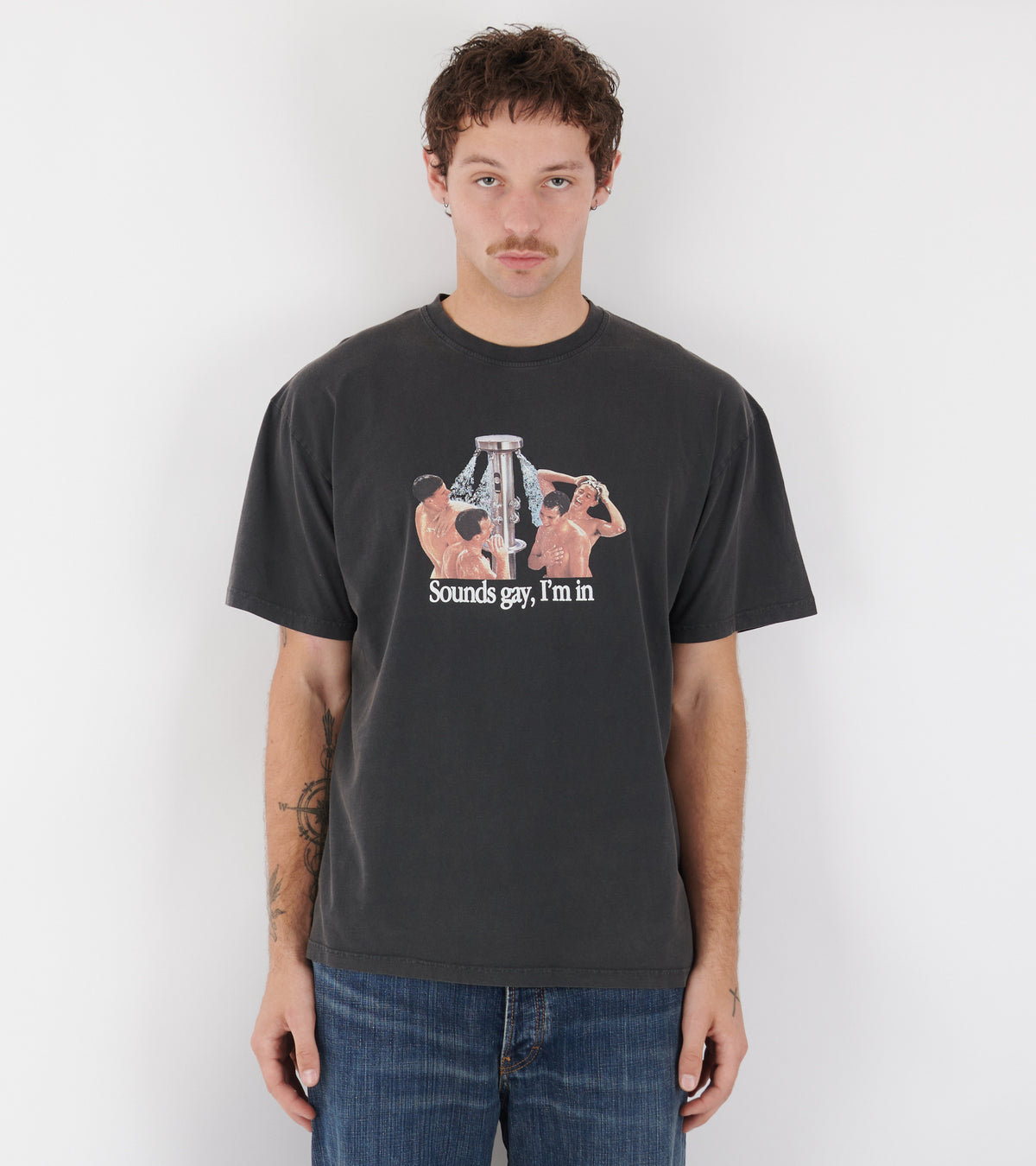 Sounds Gay I'm In T-shirt Black