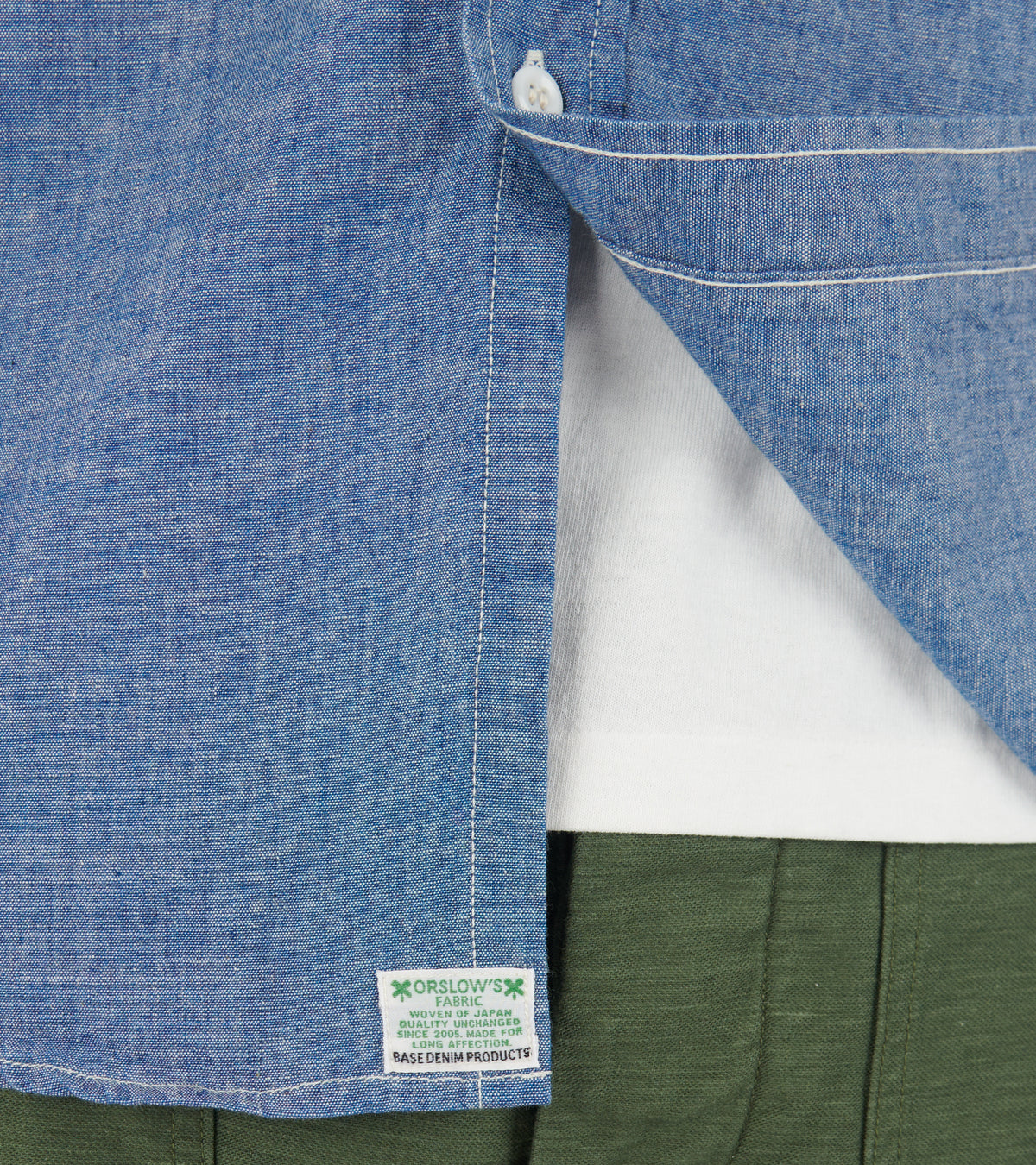 Chambray Shirt Blue