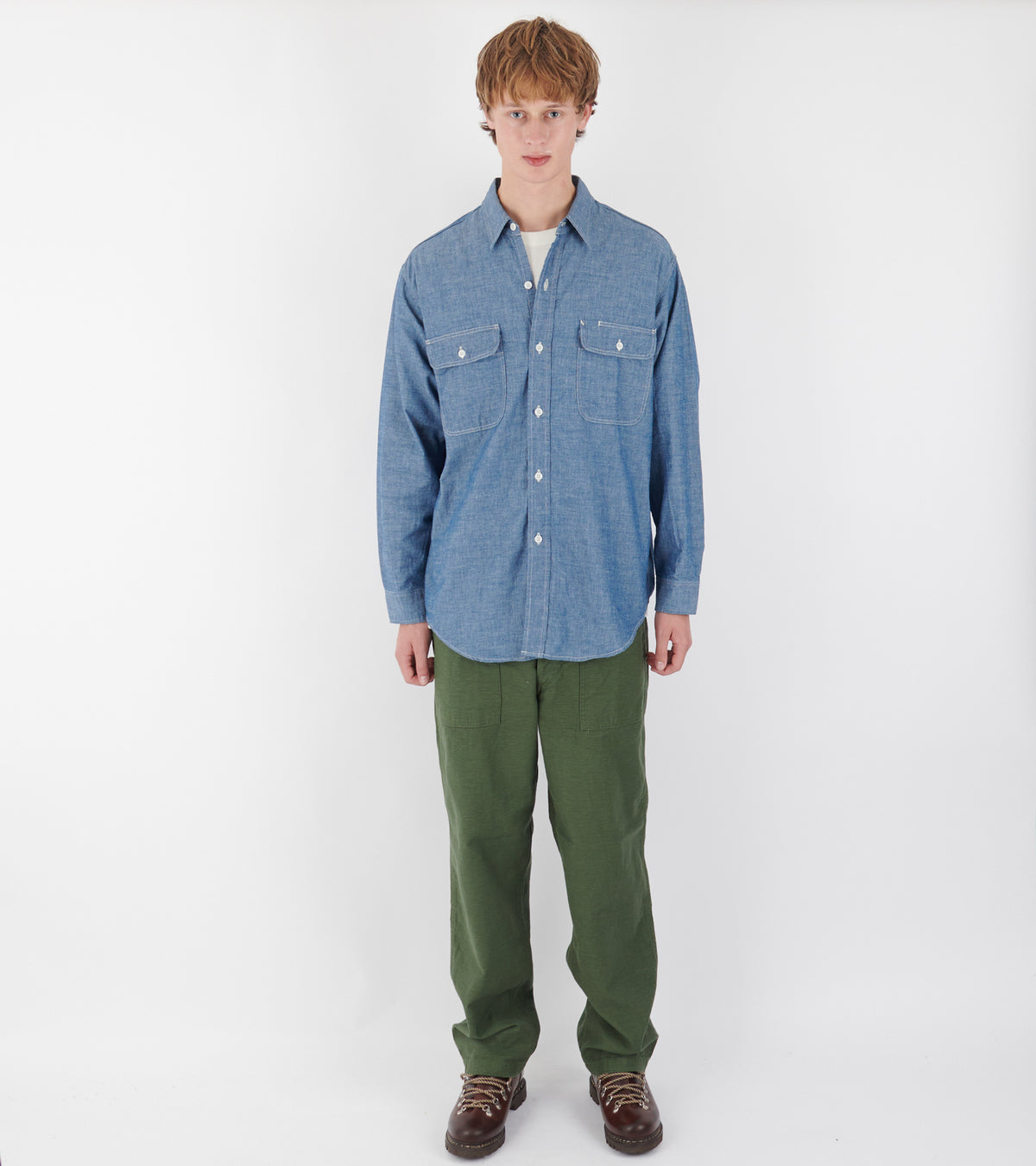 Chambray Shirt Blue
