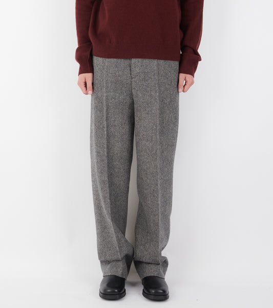 Herringbone Wool Trousers