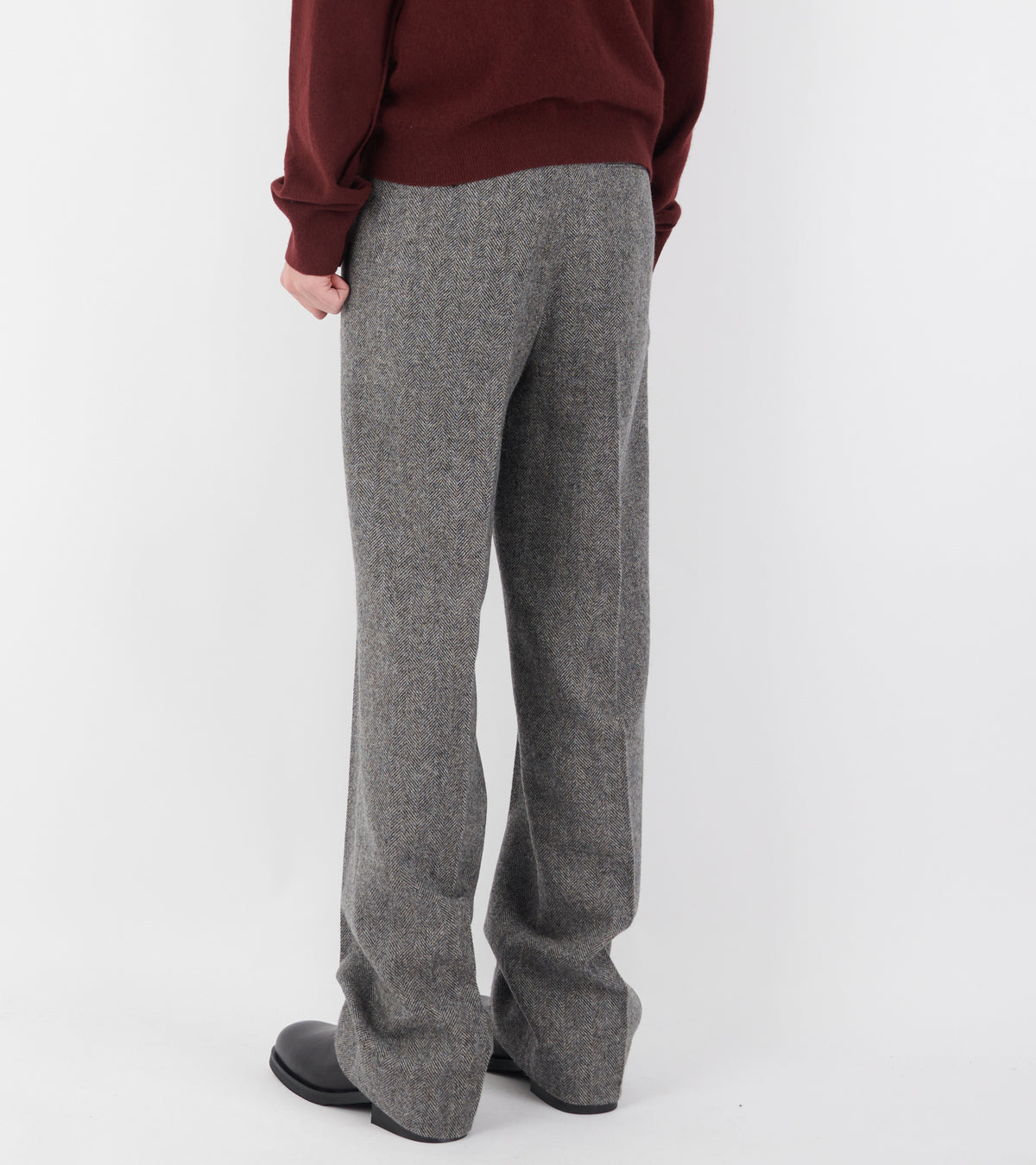 Wool Trousers Herringbone