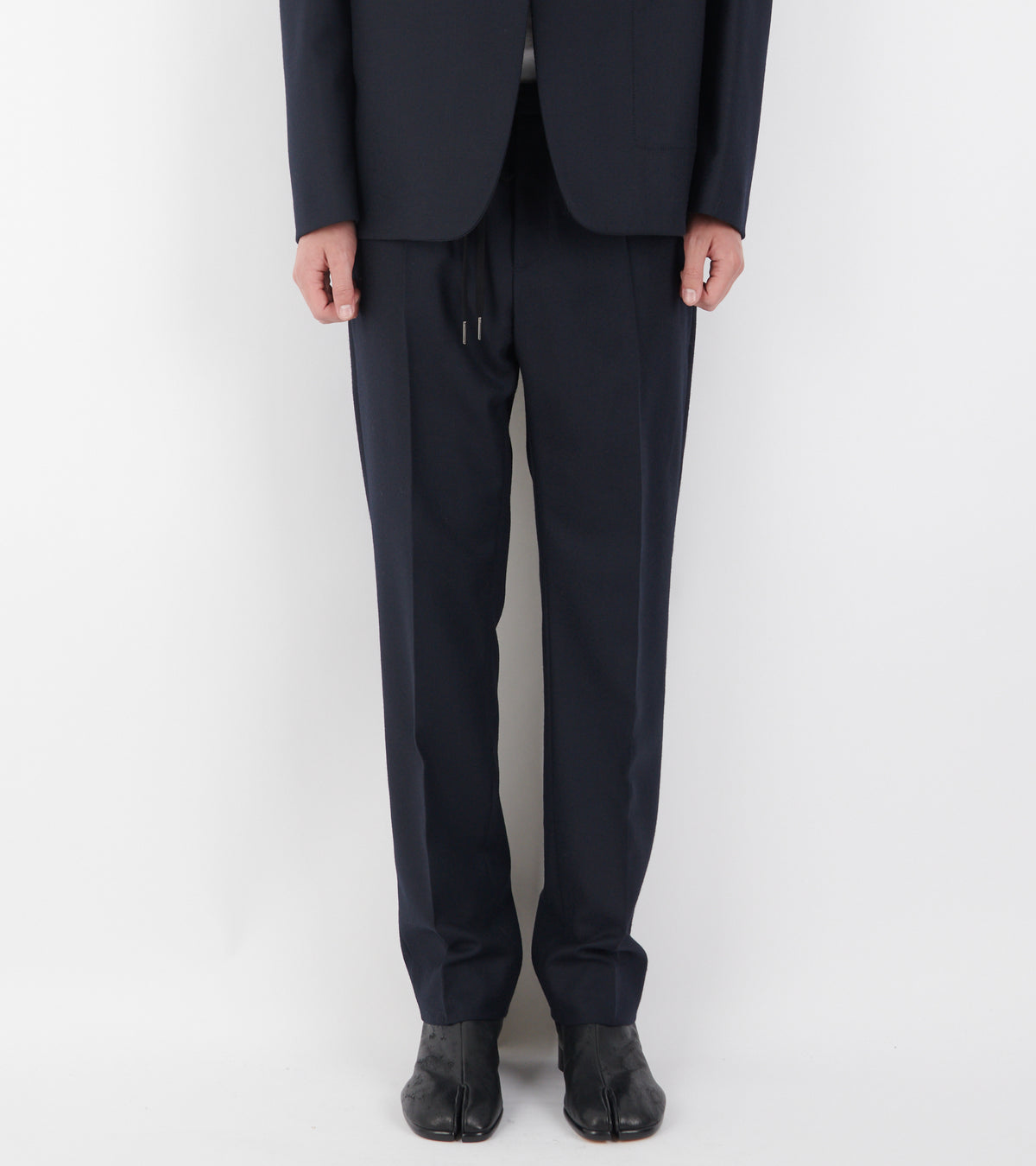 Wool Trousers Navy