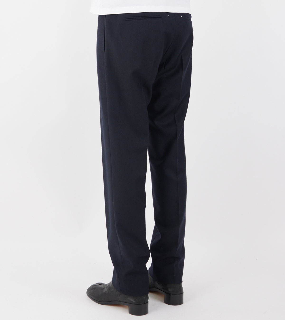 Wool Trousers Navy