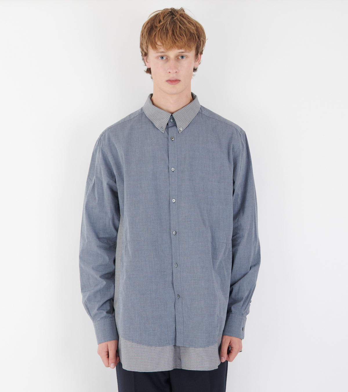 Shirt With Pockets Blue/Checked