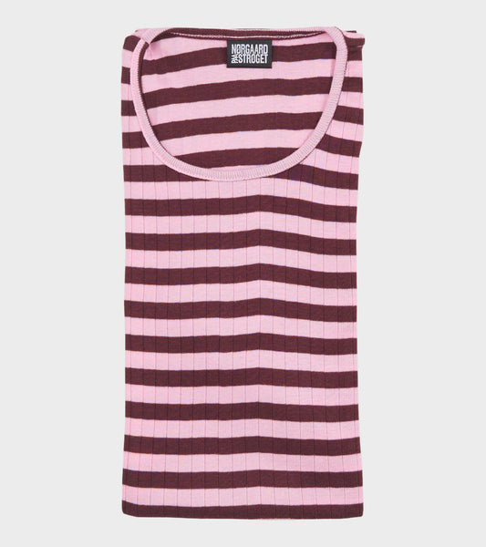 101 Rib Broadway Aubergine/Pink