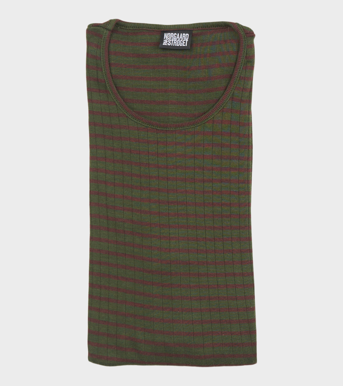 101 Rib Stripes Olive/Brown
