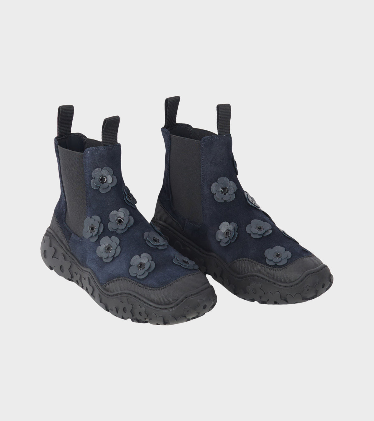 Blance Flora Boots Navy