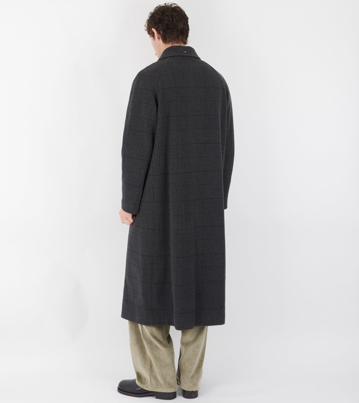 Collapse Carcoat Bishop Check Tempered Wool