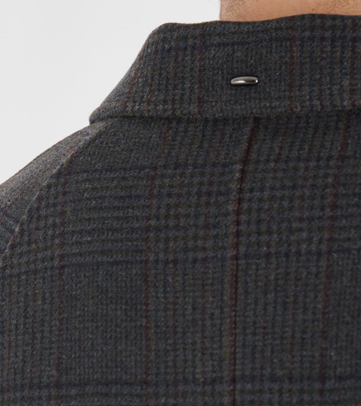 Collapse Carcoat Bishop Check Tempered Wool
