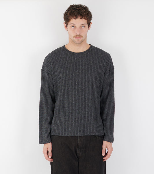 Round Neck Sweater Dark Grey