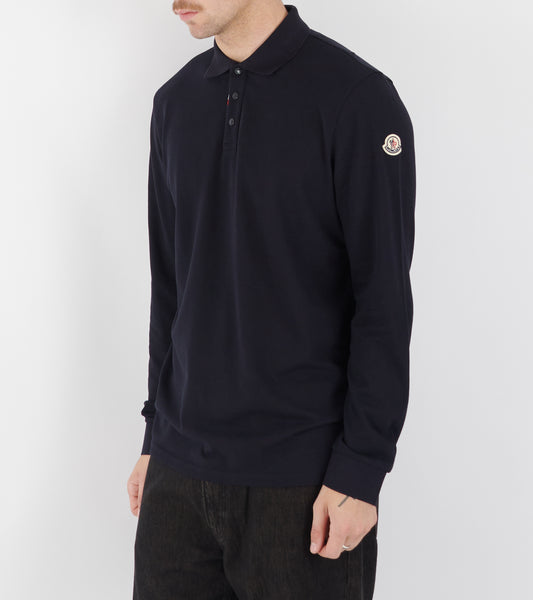Classic Long-sleeved Polo Navy