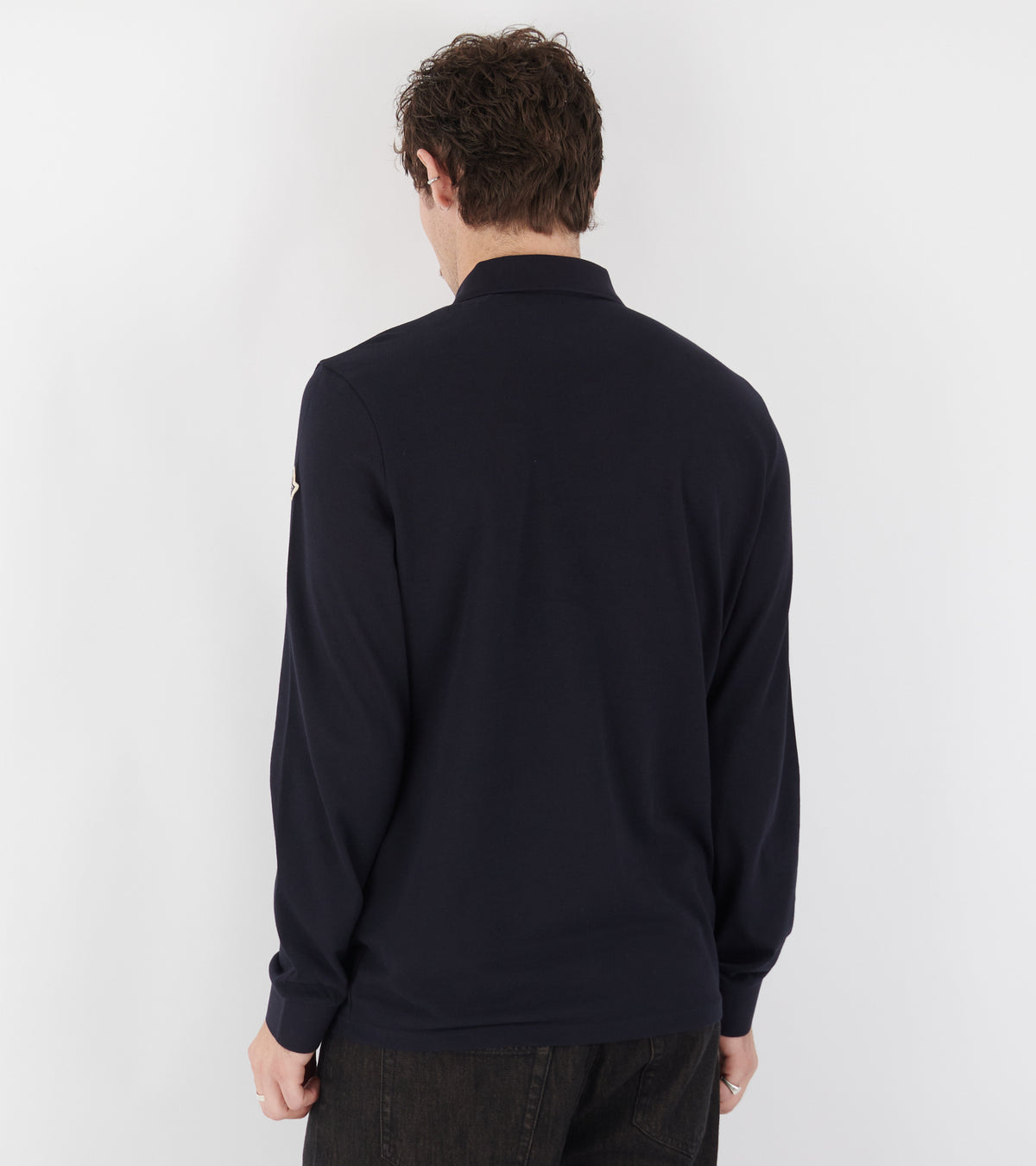 Classic Long-sleeved Polo Navy