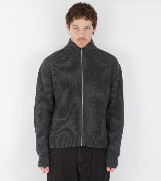 Shrunk Full Zip Charcoal