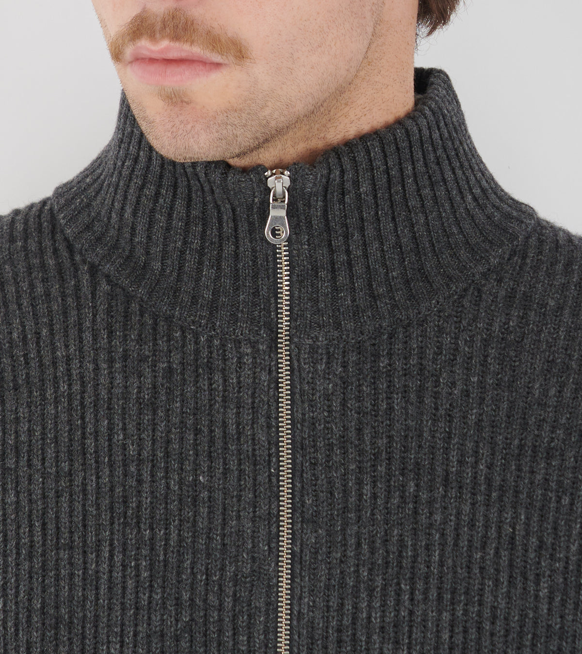 Shrunk Full Zip Charcoal