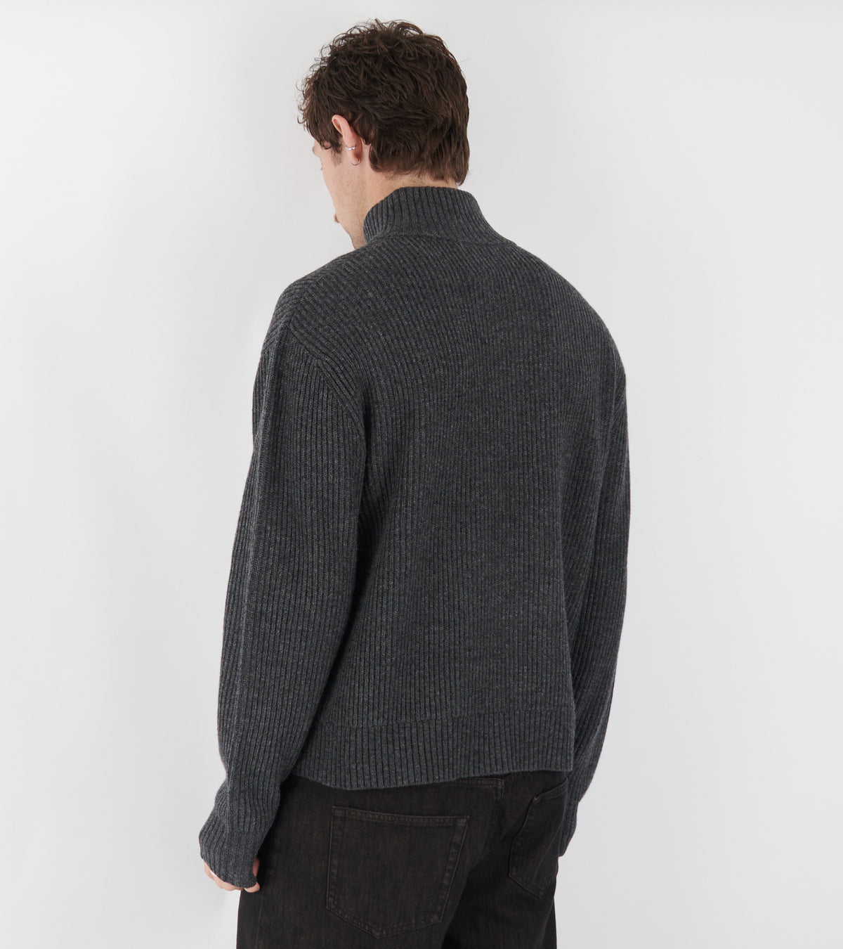 Shrunk Full Zip Charcoal