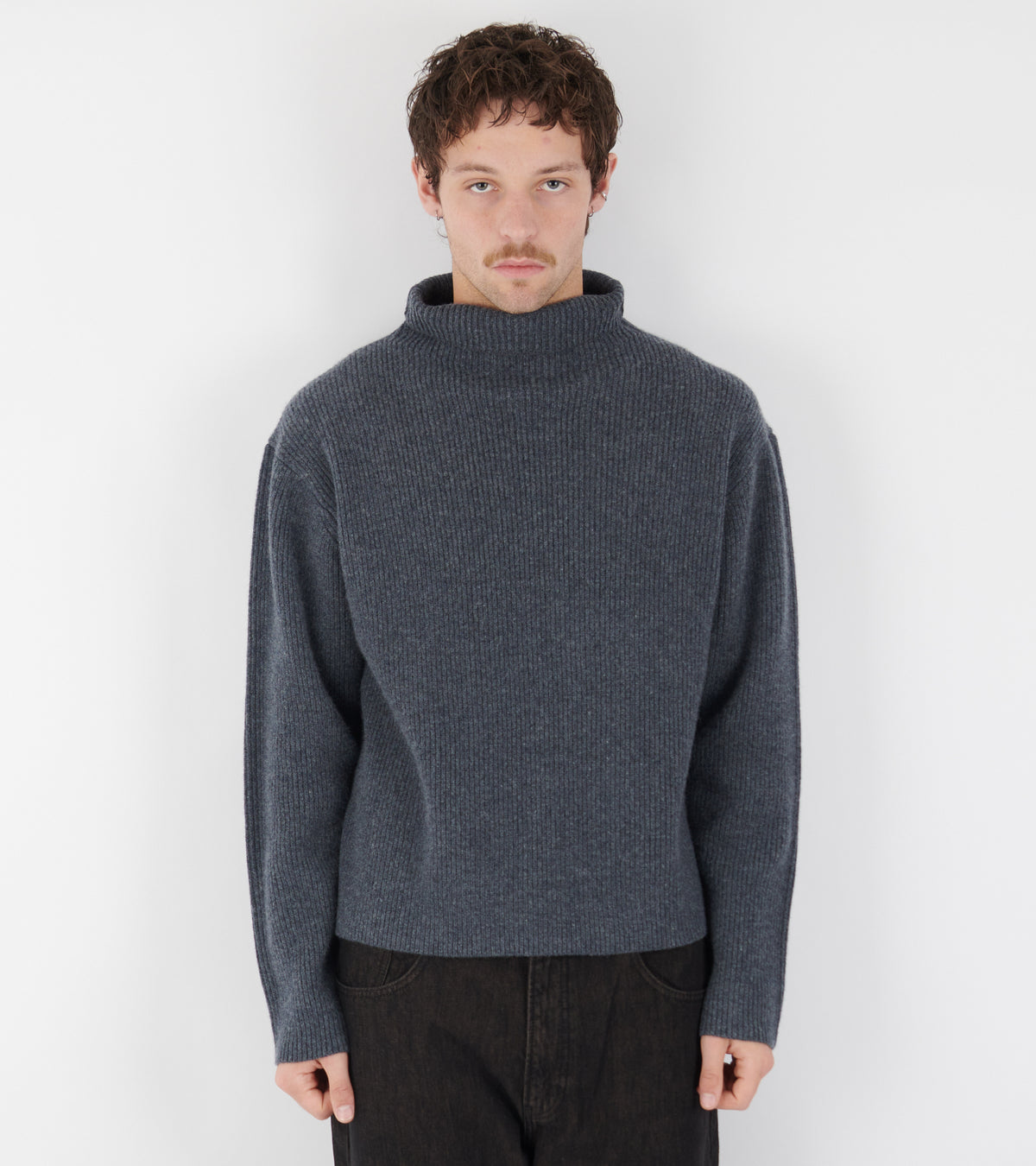 Roll Neck Grey