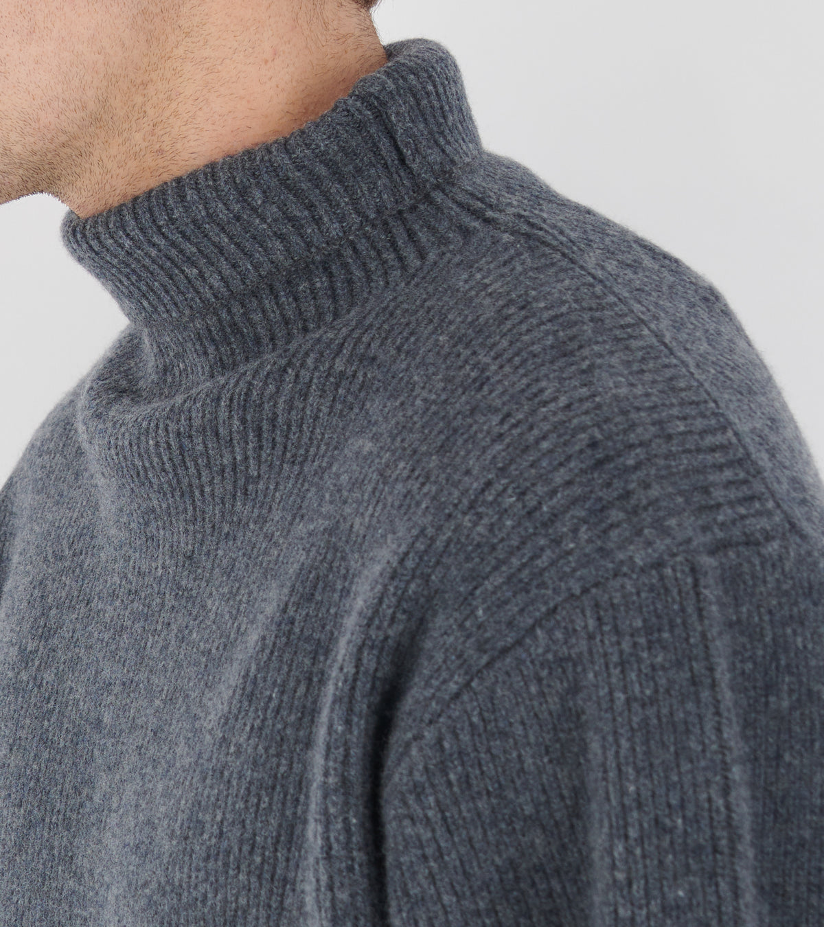 Roll Neck Grey