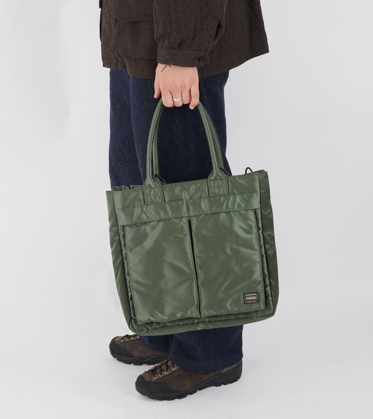 Tanker Carrying Tote Bag Sage Green