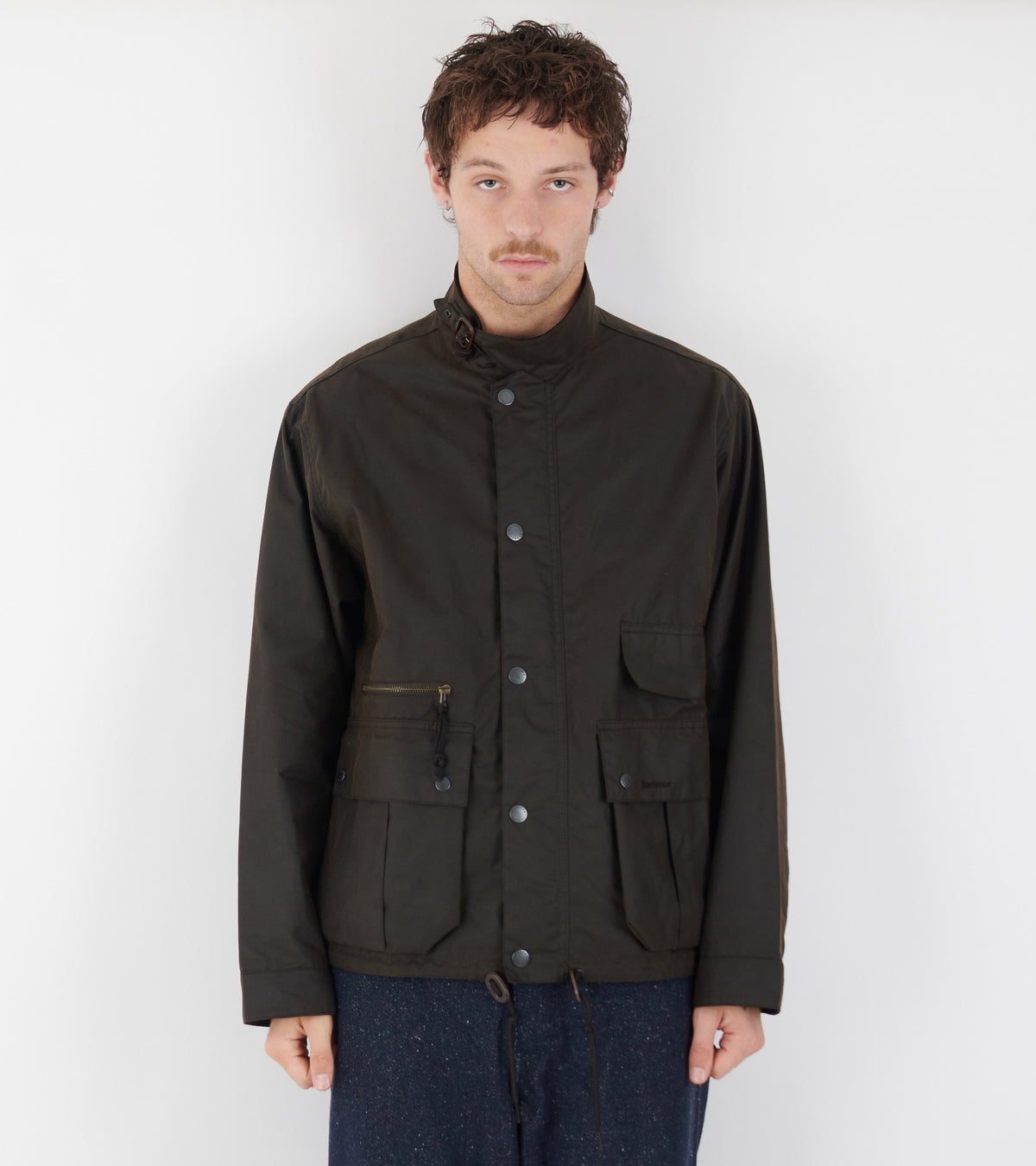 Modified Ursula Waxed Jacket Dark Brown