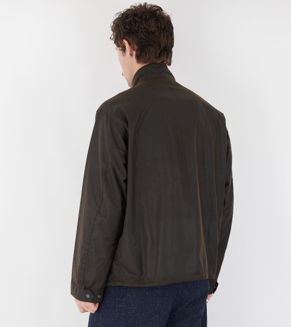Modified Ursula Waxed Jacket Dark Brown