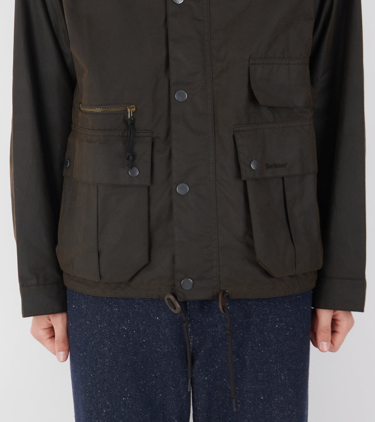 Modified Ursula Waxed Jacket Dark Brown