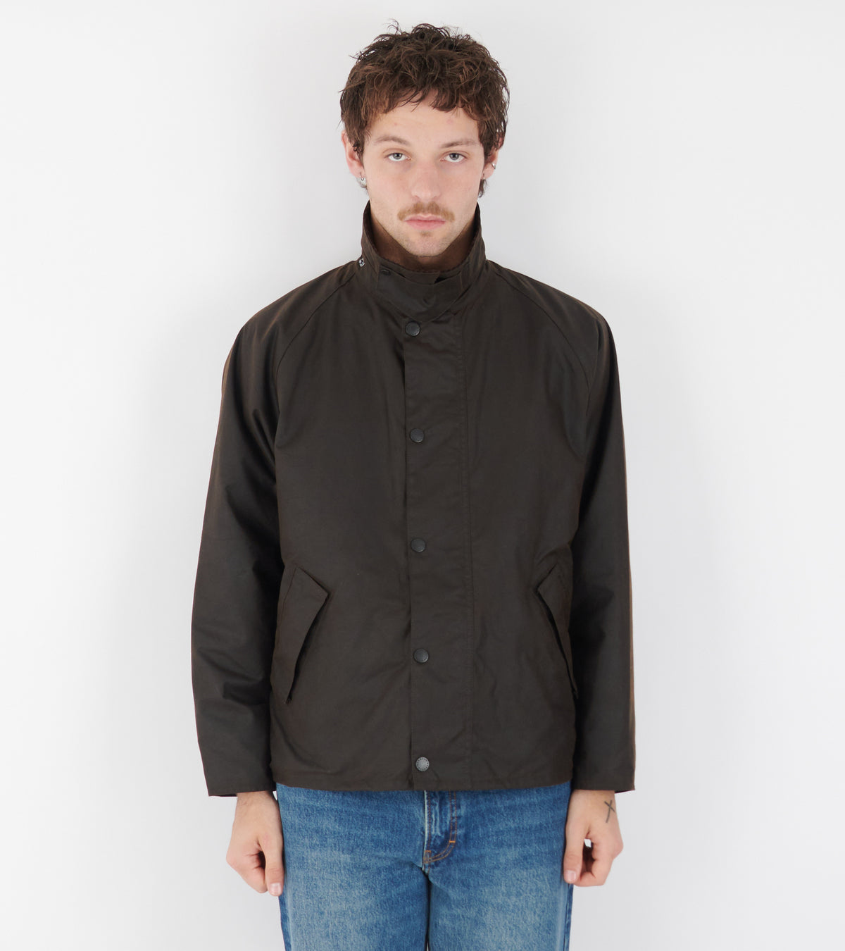 Transport Waxed Jacket Dark Brown