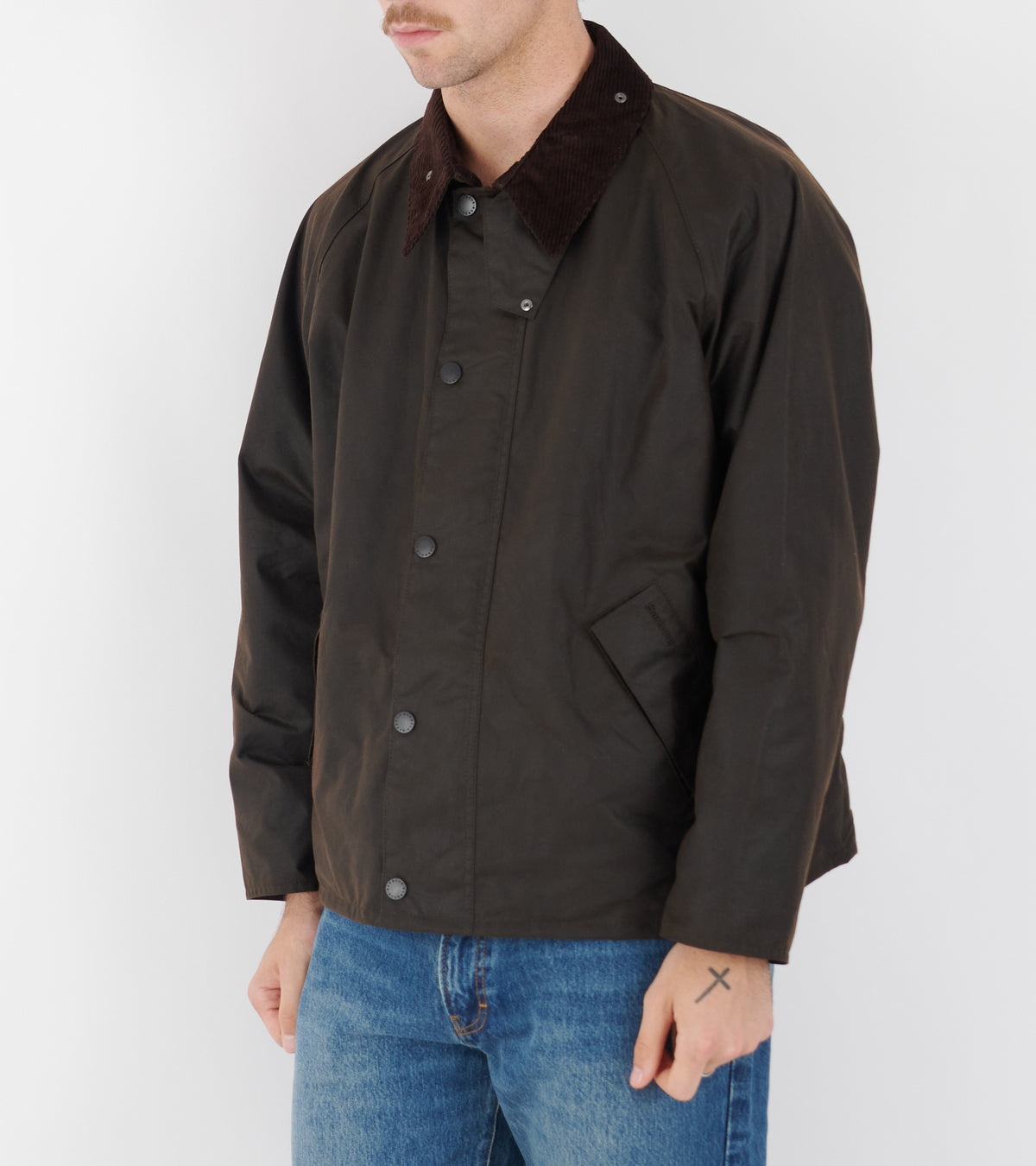 Transport Waxed Jacket Dark Brown