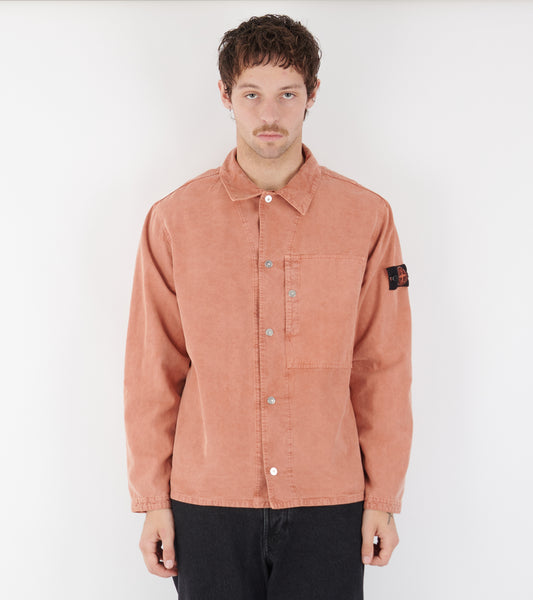 Classic Pocket Overshirt Terracotta