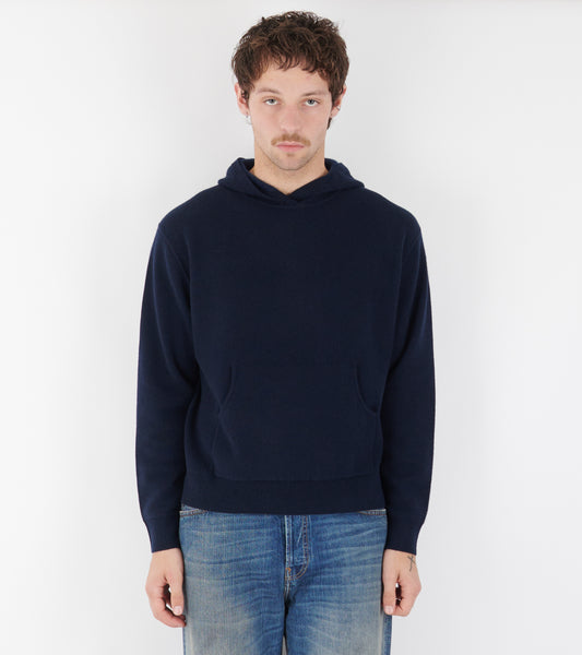 Cashmere Hoodie Ink Blue