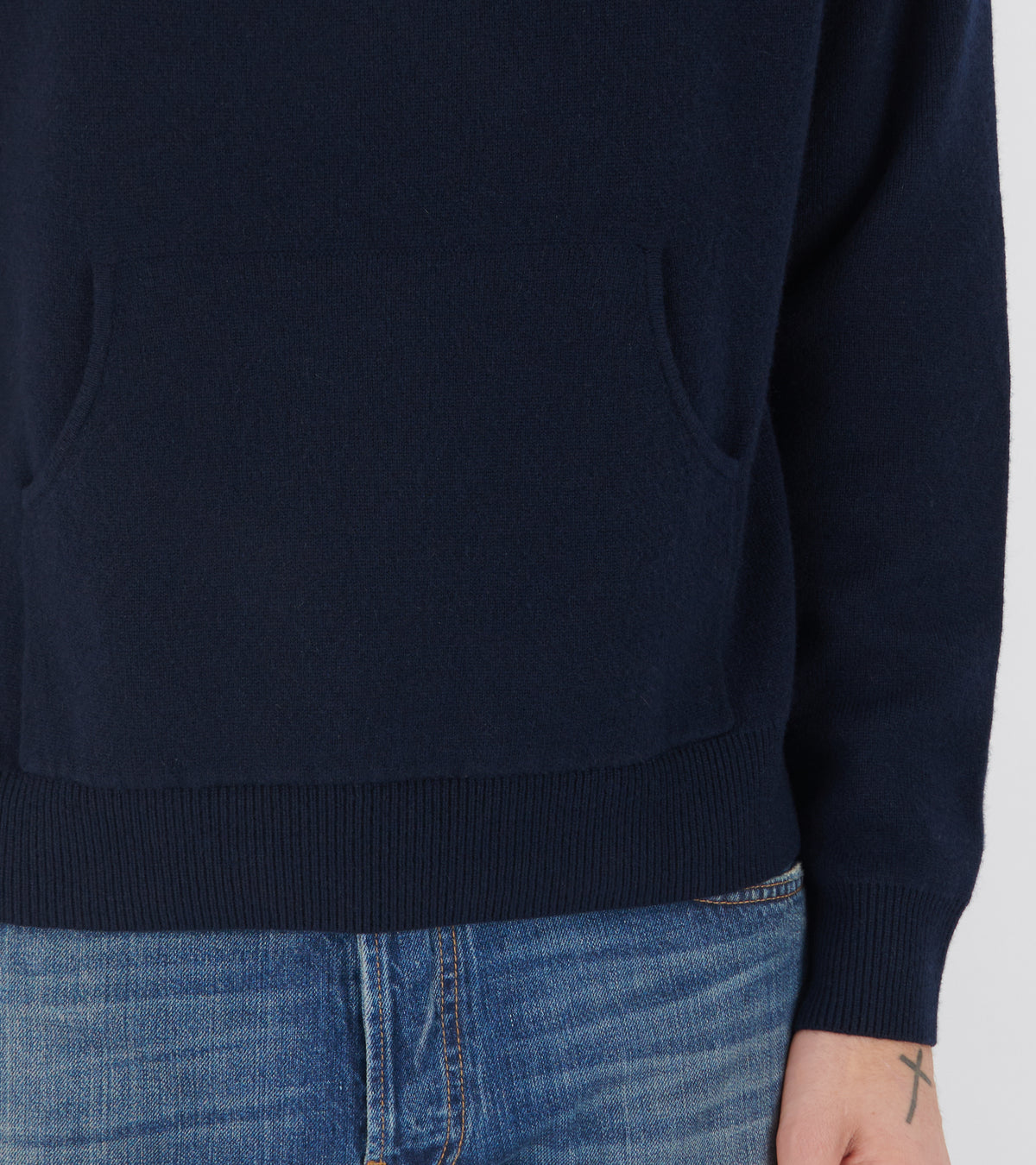 Cashmere Hoodie Ink Blue
