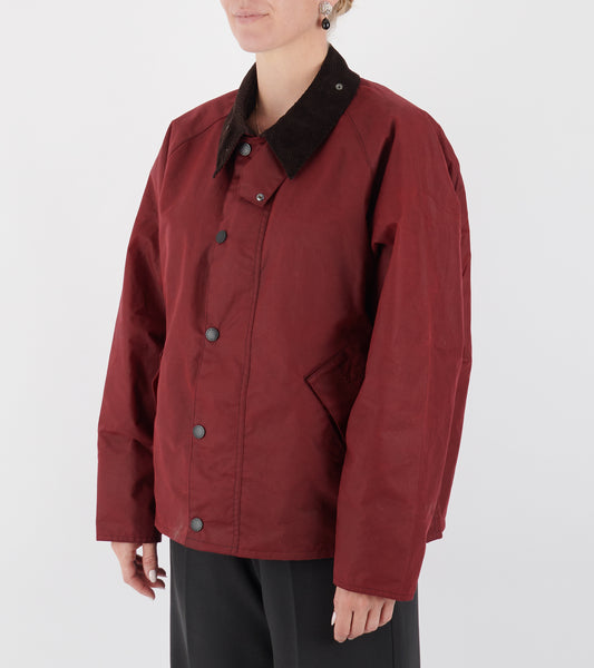 Transport Waxed Jacket Biking Red