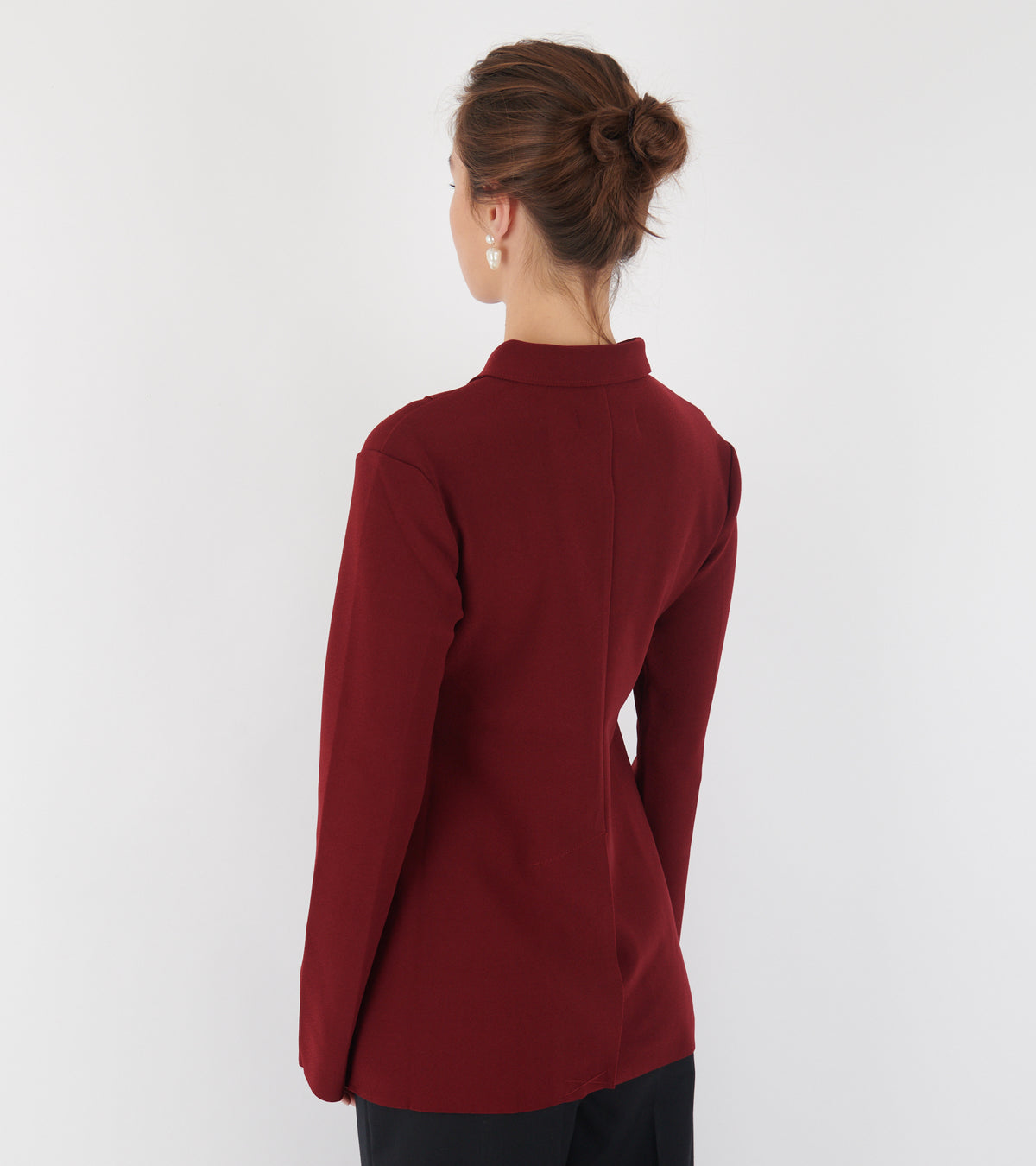Lay2 Fitted Shirt Burgundy
