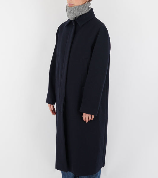Noah Coat Black Navy