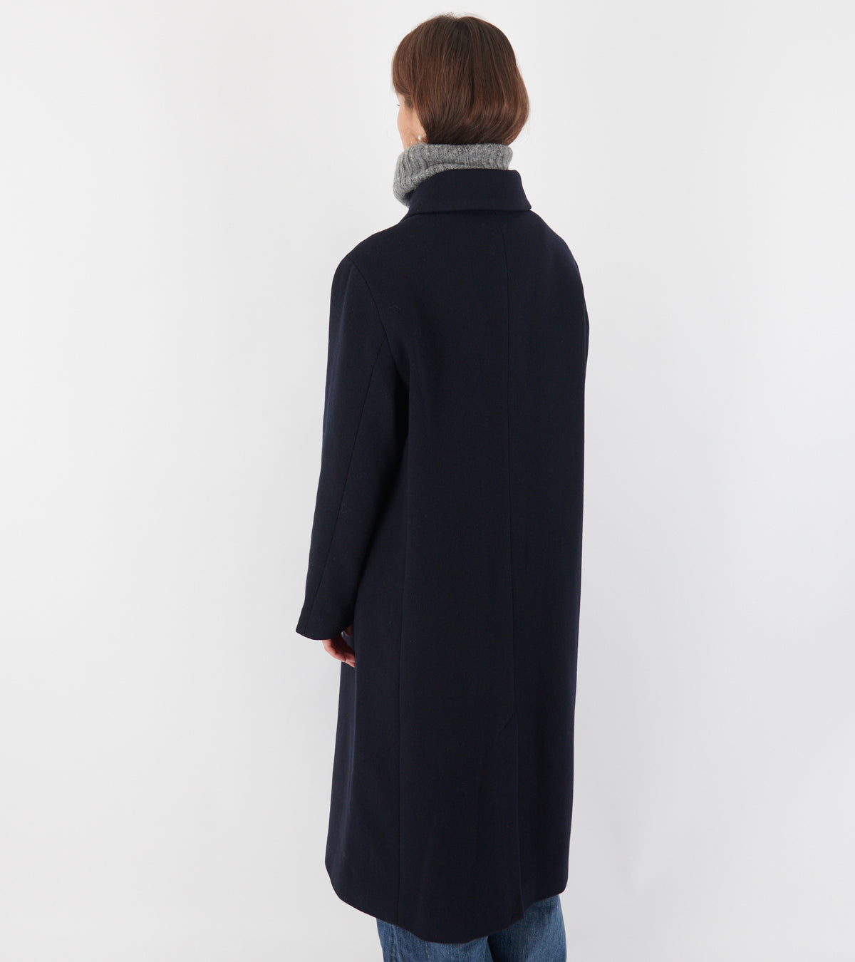 Noah Coat Black Navy