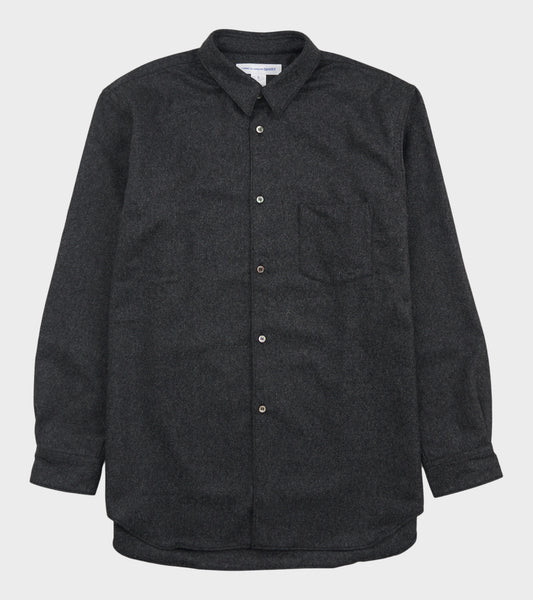 Wool Shirt Grey
