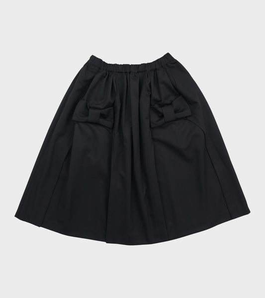 Bow Skirt Black