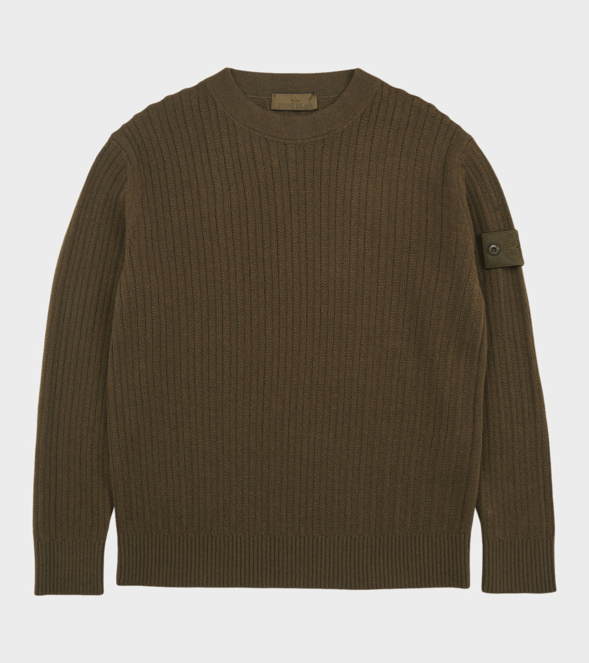 Wool Cashmere Ghost Knit Olive Green